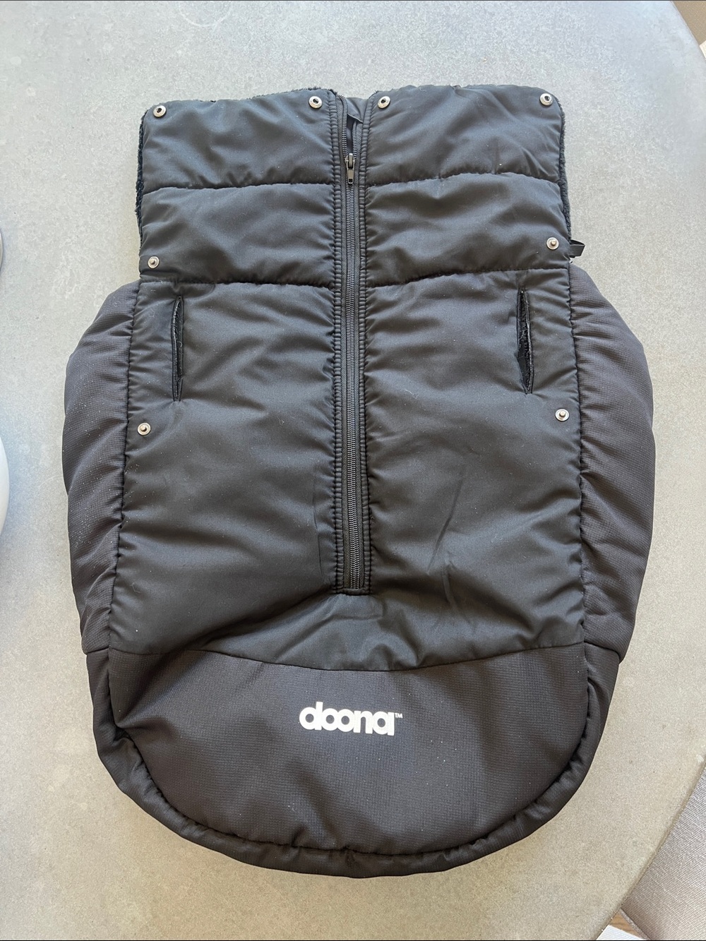 Doona Black Stroller Footmuff